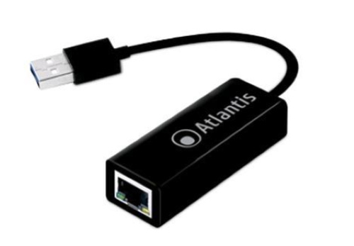 ATLANTIS A02-UTL30 ADATTATORE DA USB 3.0 A PORTA LAN GIGABIT 1.000Mbit/s BLACK